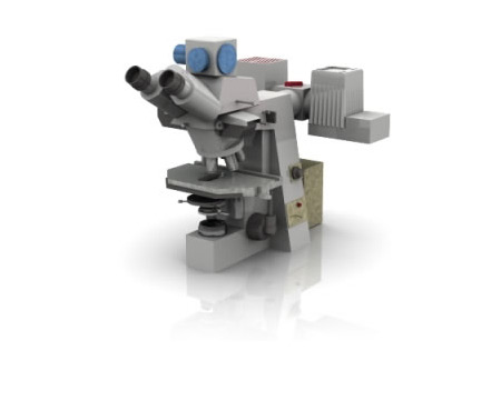 <b>Microscope</b><span><br /> Designed by <b>Reed Porter</b> • Created in Ashlar-Vellum CAD & 3D Modeling Software</span>