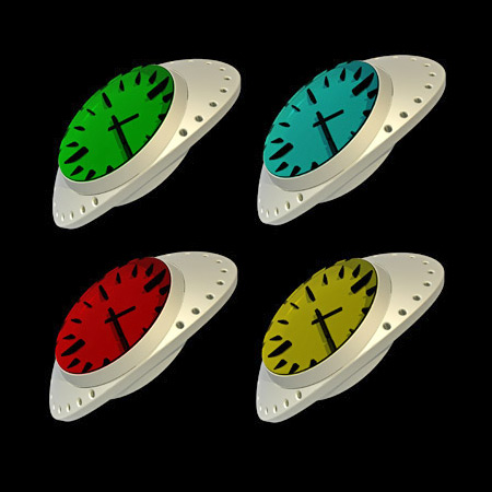 <b>Watch Faces</b><span><br /> Designed by <b>Bert Lonsain</b> • Created in <a href='/3d-modeling/3d-modeling-cobalt.html'>Cobalt CAD & 3D Modeling Software</a></span>