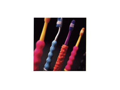 <b>Toothbrush</b><span><br /> Designed by <b>Ecco Design, Inc.</b> for <b>Colgate-Palmolive</b> • Created in Ashlar-Vellum CAD & 3D Modeling Software • <i>1999 ID Design Review Award Winner</i></span>