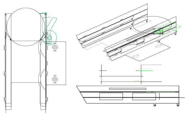 <b>The Frisbee Shooter Mechanism</b><span><br /> Designed by <b><a href='/success-stories/students-success-using-graphite/'>FRC Team 3145 TeraViks</a></b> • Created in <a href='/2d-3d-drafting/2d-3d-cad-graphite.html'>Graphite Precision CAD Software</a></span>