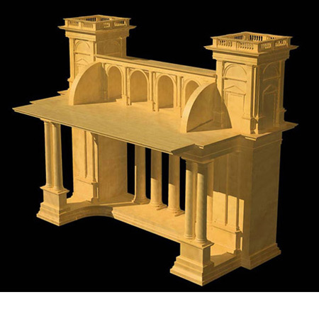 <b>Arch Desk</b><span><br /> Designed by <b>Laszlo Sallay</b> for <b>Massey University</b> • Created in Ashlar-Vellum Software</span>