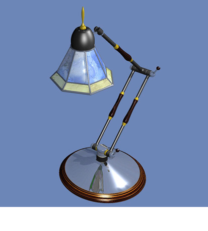 <b>Lamp</b><span><br /> Designed by <b>Michael Lawler</b> • Created in <a href='/3d-modeling/3d-modeling-cobalt.html'>Cobalt CAD & 3D Modeling Software</a></span>